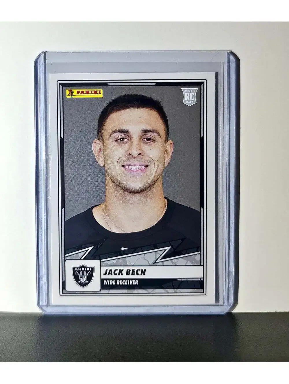 Jack Bech Rookie 2025 Panini NFL #88 Sticker Card Las Vegas Raiders
